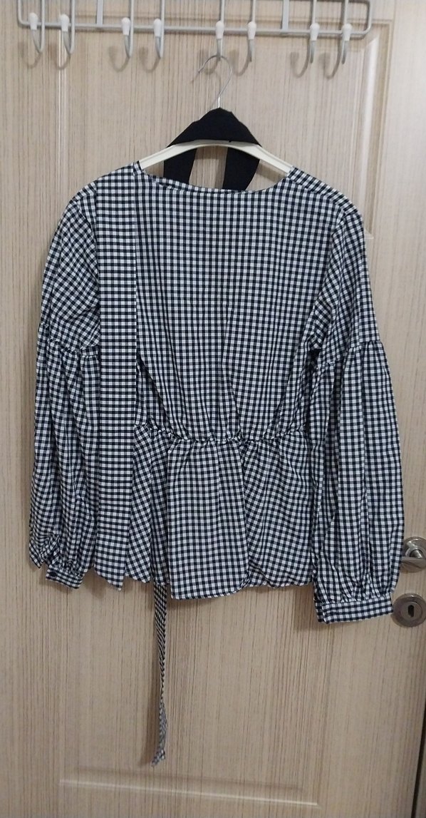 Kareli, Kuşaklı, Uzun Kollu Midi Bluz - Görsel 2