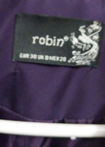 Düğmeli Mor Midi Kadın Ceket - Görsel 3