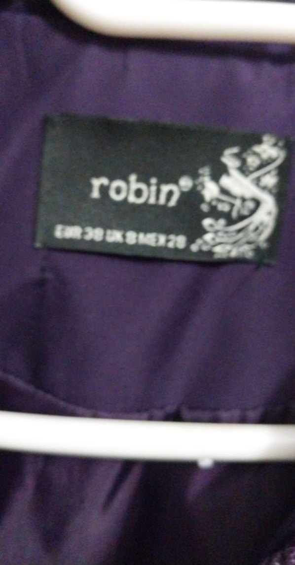 Düğmeli Mor Midi Kadın Ceket - Görsel 3