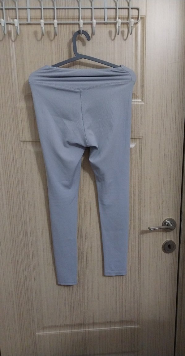 Gri Midi Kadın Spor Tayt - Görsel 3