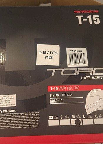 Torc T 15 Mat Siyah Kask/ M Beden - Görsel 6