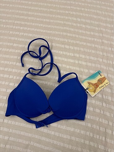 Koton saks mavisi bikini üstü