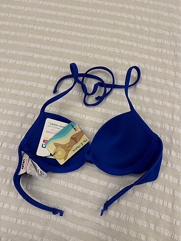 Koton Koton saks mavisi bikini üstü