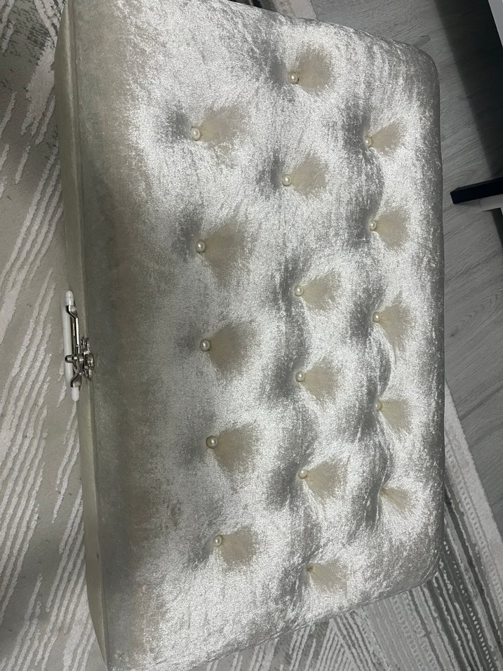 Beyaz Renkli Baskılı Pike Takımı - Görsel 4