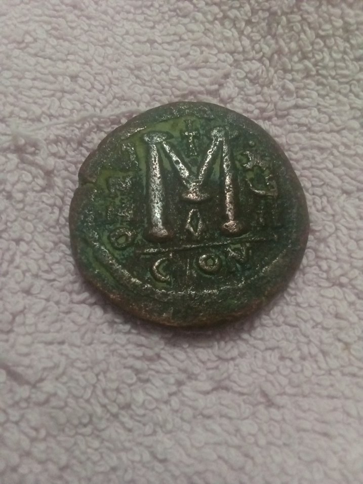 Yeşil Vintage Erkek Rozeti 'M' Harfi - Görsel 3