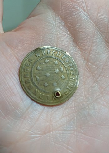 Vintage Parlak Altın Erkek Rozeti - Görsel 5