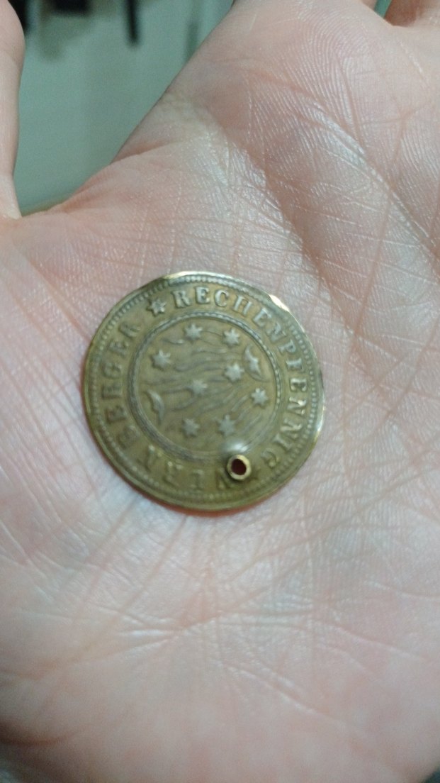 Vintage Parlak Altın Erkek Rozeti - Görsel 3