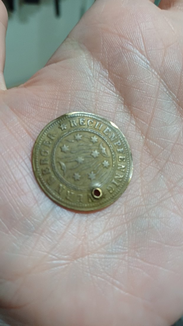 Vintage Parlak Altın Erkek Rozeti - Görsel 5