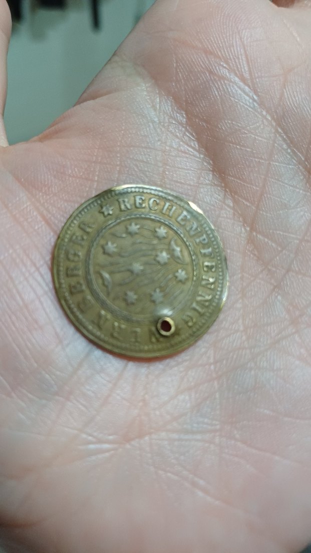 Vintage Parlak Altın Erkek Rozeti - Görsel 4