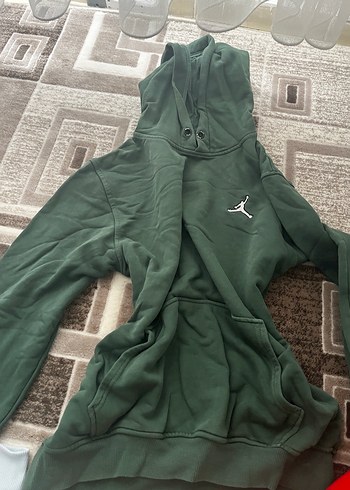 Nike Jordan Yesil Kapusonlu Sweatshirt