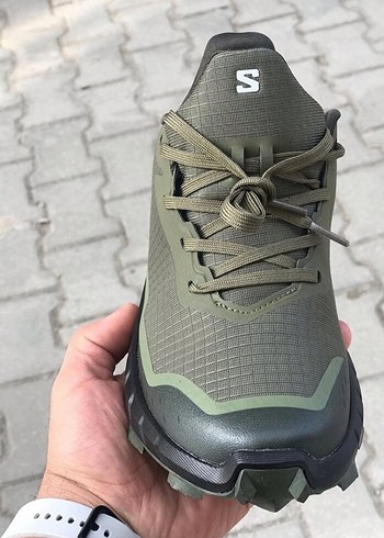 Salomon Gri Kamuflaj Outdoor Spor Ayakkabı - Görsel 3