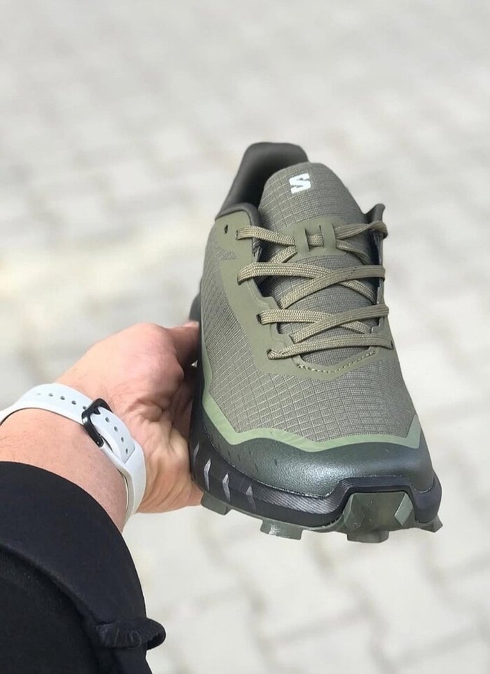 Salomon Gri Kamuflaj Outdoor Spor Ayakkabı - Görsel 2