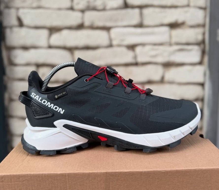 Salomon Siyah Gri Bağcıklı Outdoor Erkek Ayakkabı - Görsel 2