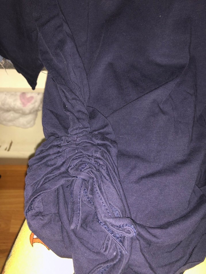 Lacivert Baskılı kısa kollu tişört - Görsel 3