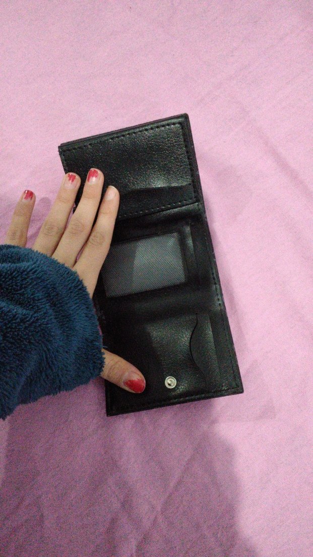 Louis Vuitton Desenli Siyah Erkek Cüzdanı - Görsel 2