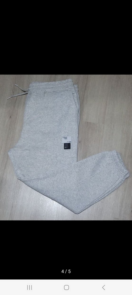 Gri erkek Rahat Kesim Eşofman Altı - Görsel 4