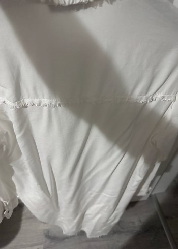 Uzun Kollu Bohem Kadın Keten Gömlek - Görsel 4