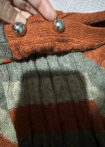 Örgü Bohem Kadın Kazak - Görsel 4