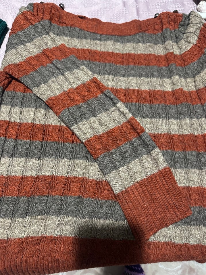 Örgü Bohem Kadın Kazak - Görsel 2