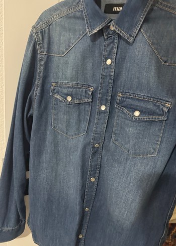 Mavi Denim Ceket - Görsel 7