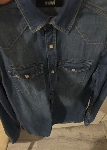 Mavi Denim Ceket - Görsel 5