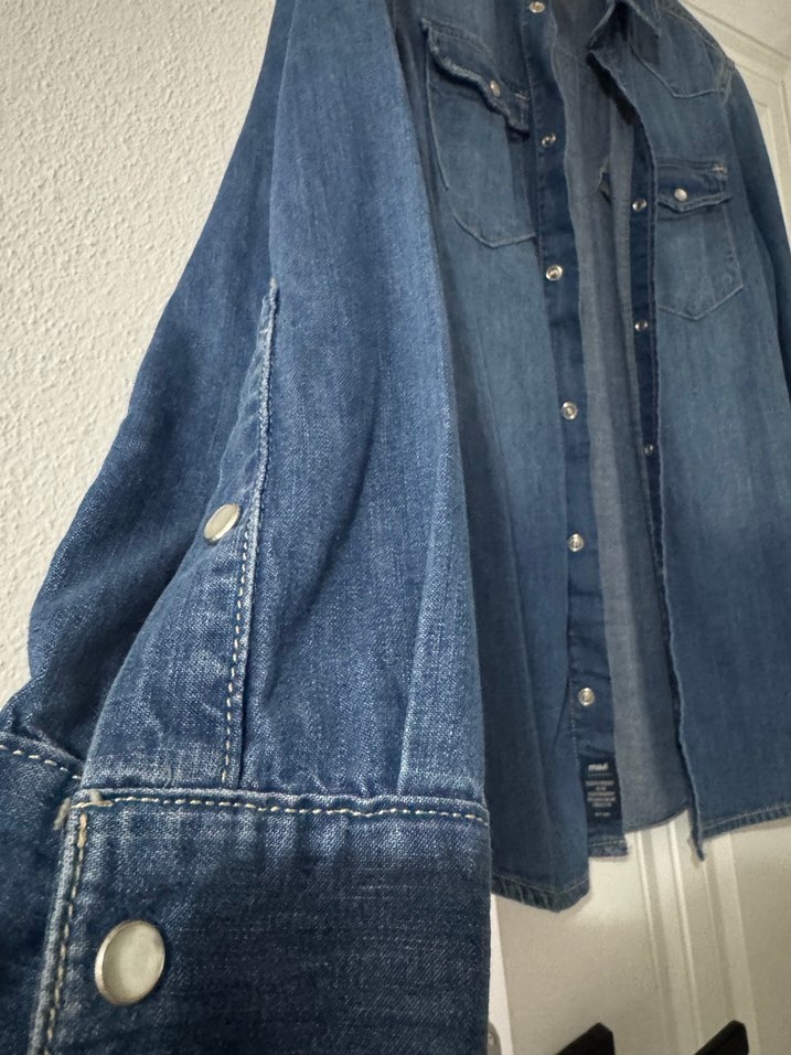 Mavi Denim Ceket - Görsel 4