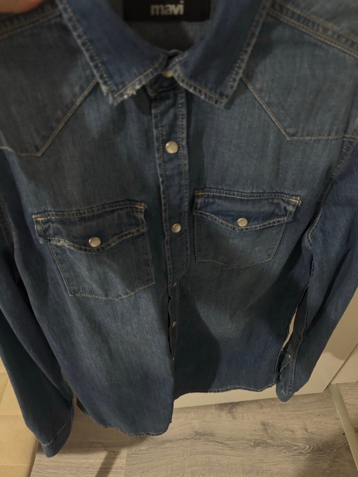 Mavi Denim Ceket - Görsel 5