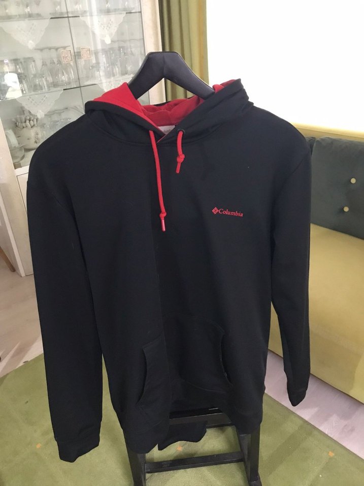 Columbia Siyah Kapüşonlu Erkek eşofman takımı - Görsel 2