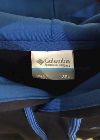 Columbia Lacivert Kapüşonlu Rahat eşofman takımı - Görsel 2