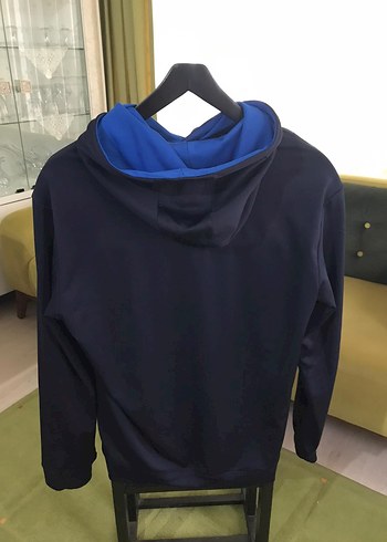 Columbia Lacivert Kapüşonlu Rahat eşofman takımı - Görsel 3