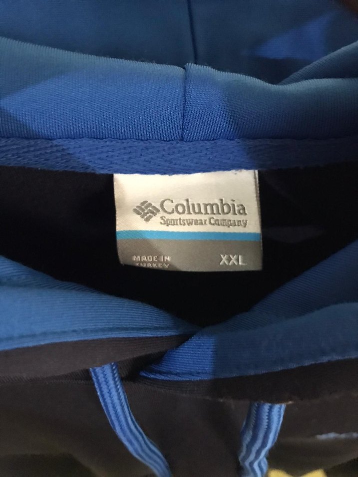 Columbia Lacivert Kapüşonlu Rahat eşofman takımı - Görsel 2