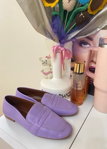 Mor Kız Loafer Ayakkabı - Görsel 4
