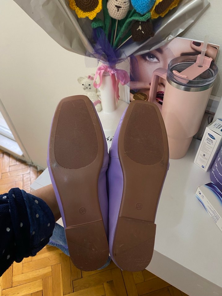 Mor Kız Loafer Ayakkabı - Görsel 2