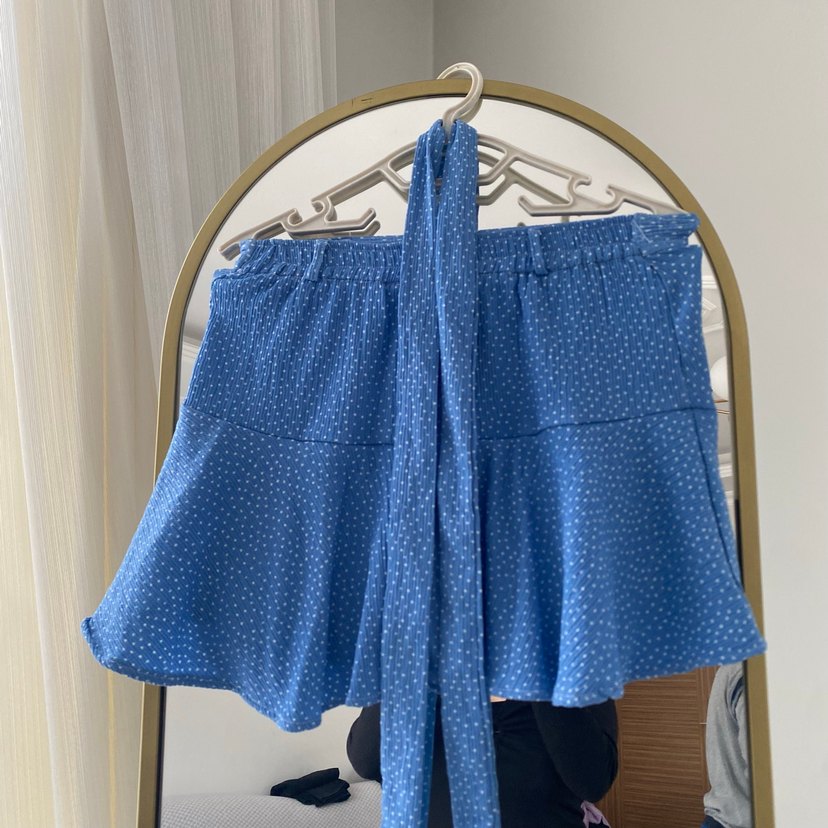 Mavi Mini  Kot Etek - Görsel 2