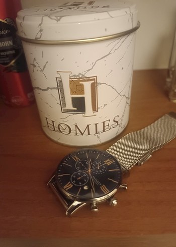 Gümüç renk Modern Klasik Erkek Saati HOMIES - Görsel 4