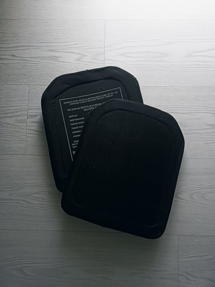 Balistik Koruyucu Plaka  Zırh (Çift) - Görsel 2