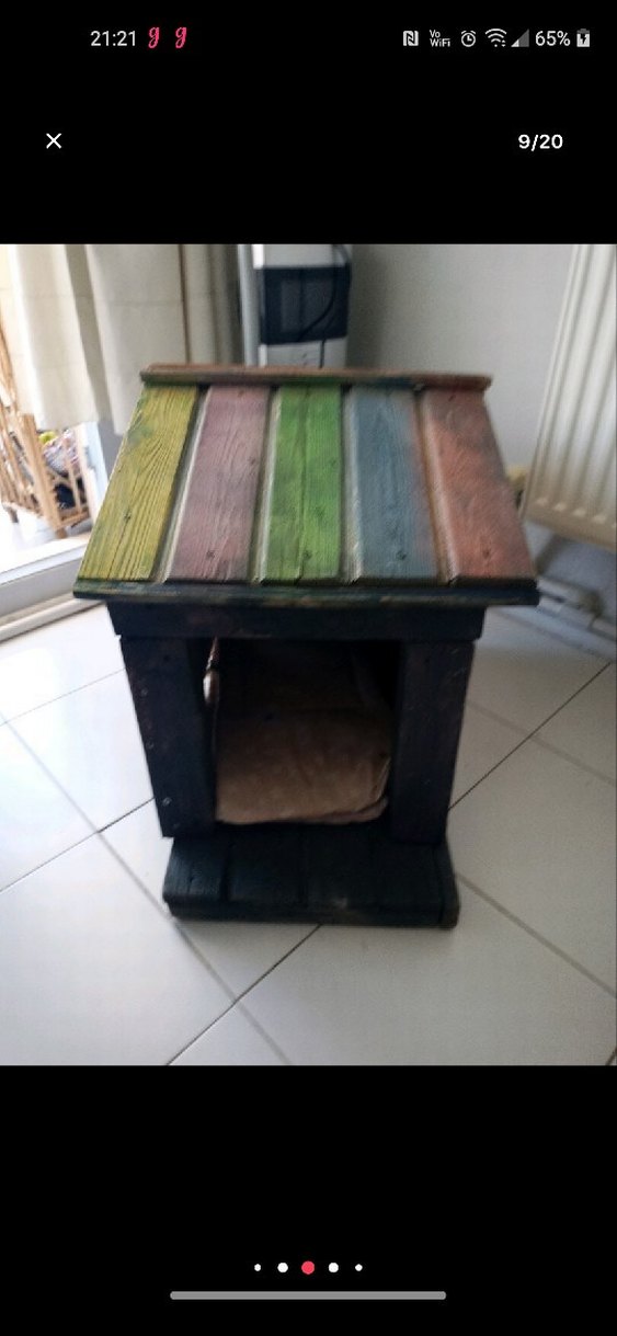 Çok Renkli Ahşap Çocuk Şifonyeri - Görsel 2