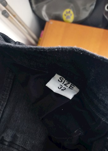 Siyah Normal Boy Kadın Kot Pantolon - Görsel 4