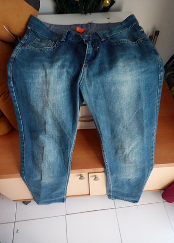 Siyah Normal Boy Kadın Kot Pantolon - Görsel 6