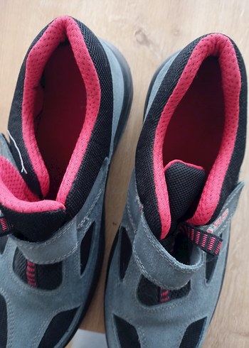 Gri Erkek Spor Sandaletler Velcro - Görsel 2