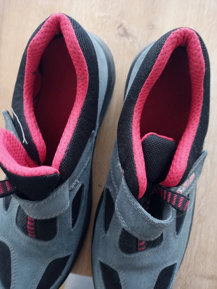 Gri Erkek Spor Sandaletler Velcro - Görsel 2