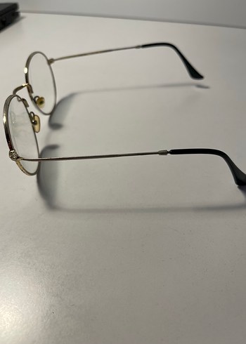 Altın Çerçeveli Yuvarlak Kadın Gözlüğü - Görsel 2