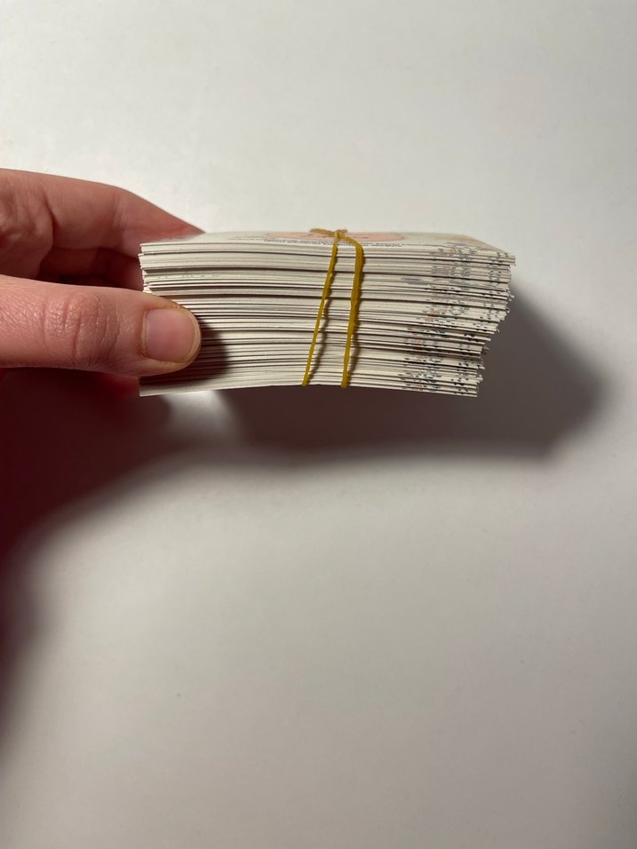 Çiçek Desenli Teşekkür kartı - Görsel 2