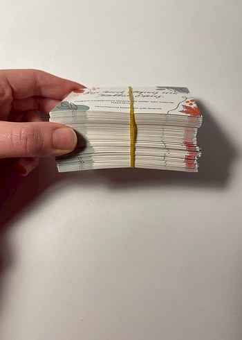 Teşekkür Notu Kartı - Özel Tasarım - Görsel 2