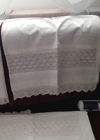 tam takım dantelli karyola takımı - Görsel 7