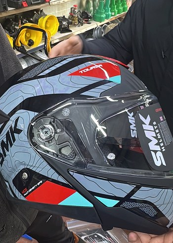 Çene açılır güneş vizörlü SMK marka kaliteli sıfır - Görsel 2