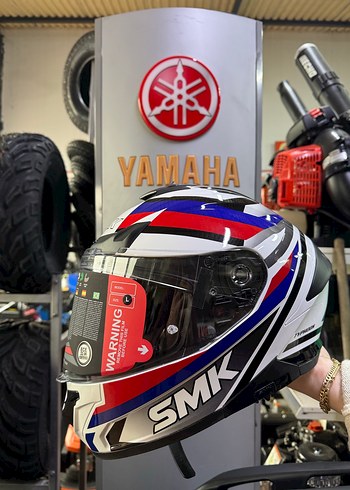 Renkli Baskılı SMK Motosiklet Kaskı - Görsel 2