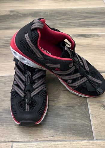 Erkek  Siyah-Kırmızı Spor Ayakkabı dockers marka - Görsel 3