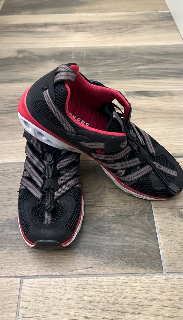 Erkek  Siyah-Kırmızı Spor Ayakkabı dockers marka - Görsel 3