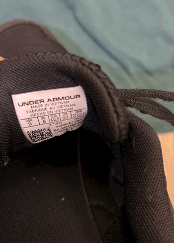 Erkek Siyah under armour  Spor Ayakkabı - Görsel 3